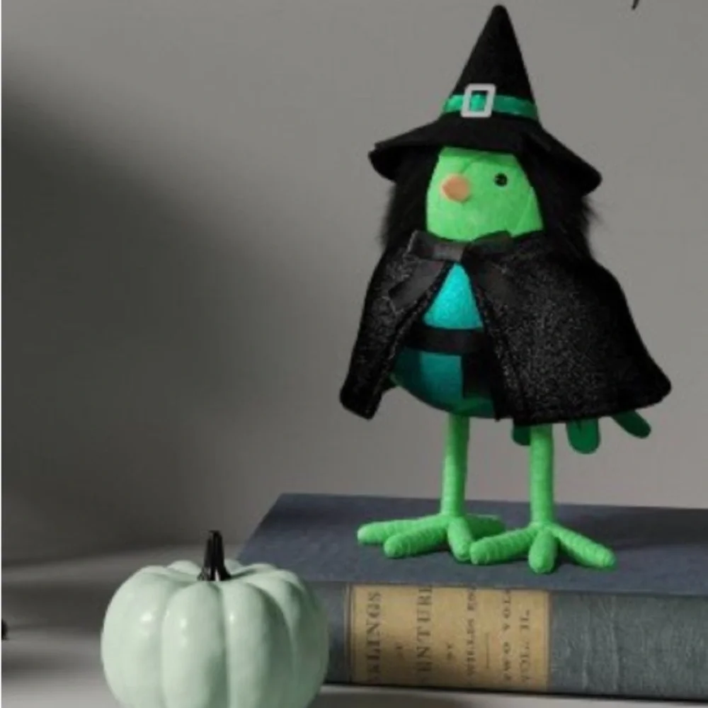 NWT Gloomer Target Featherly Friends Wicked Inspired Green Witch Halloween Bird